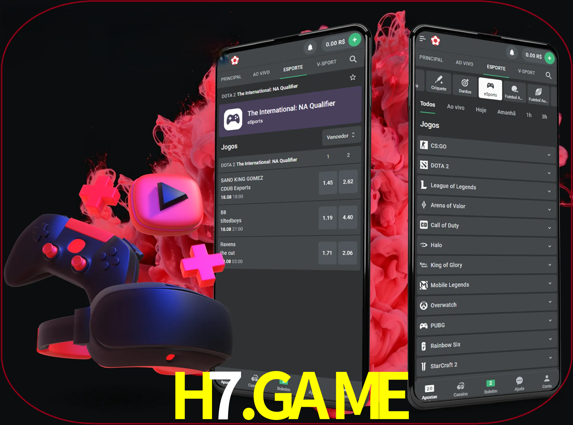Para ter a aplicação móvel h7.game no seu smartphone, basta descarregar o ficheiro apk e seguir as instruções.
